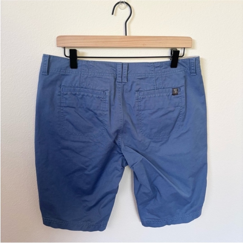 North Face Bermuda Shorts Outdoor Hiking Casual Relaxed Fit Cotton Blue Size 10 - Picture 5 of 7